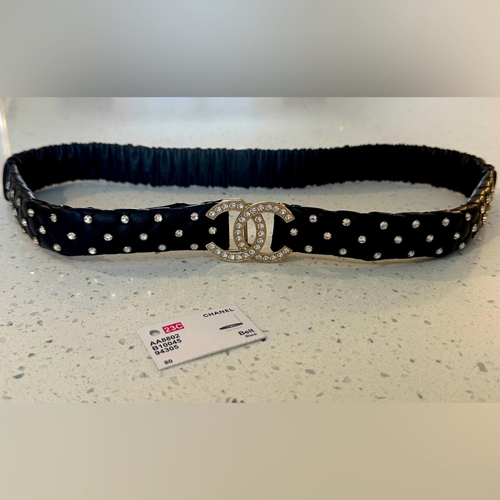 GORGEOUS Chanel Rhinestone Belt NEW 🤩 80 US size 30